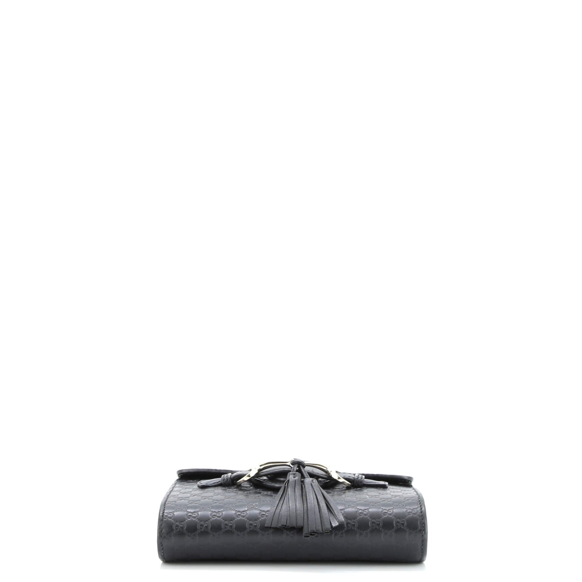 Emily Chain Flap Bag Microguccissima Leather Mini