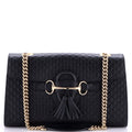 Emily Chain Flap Bag Microguccissima Leather Medium