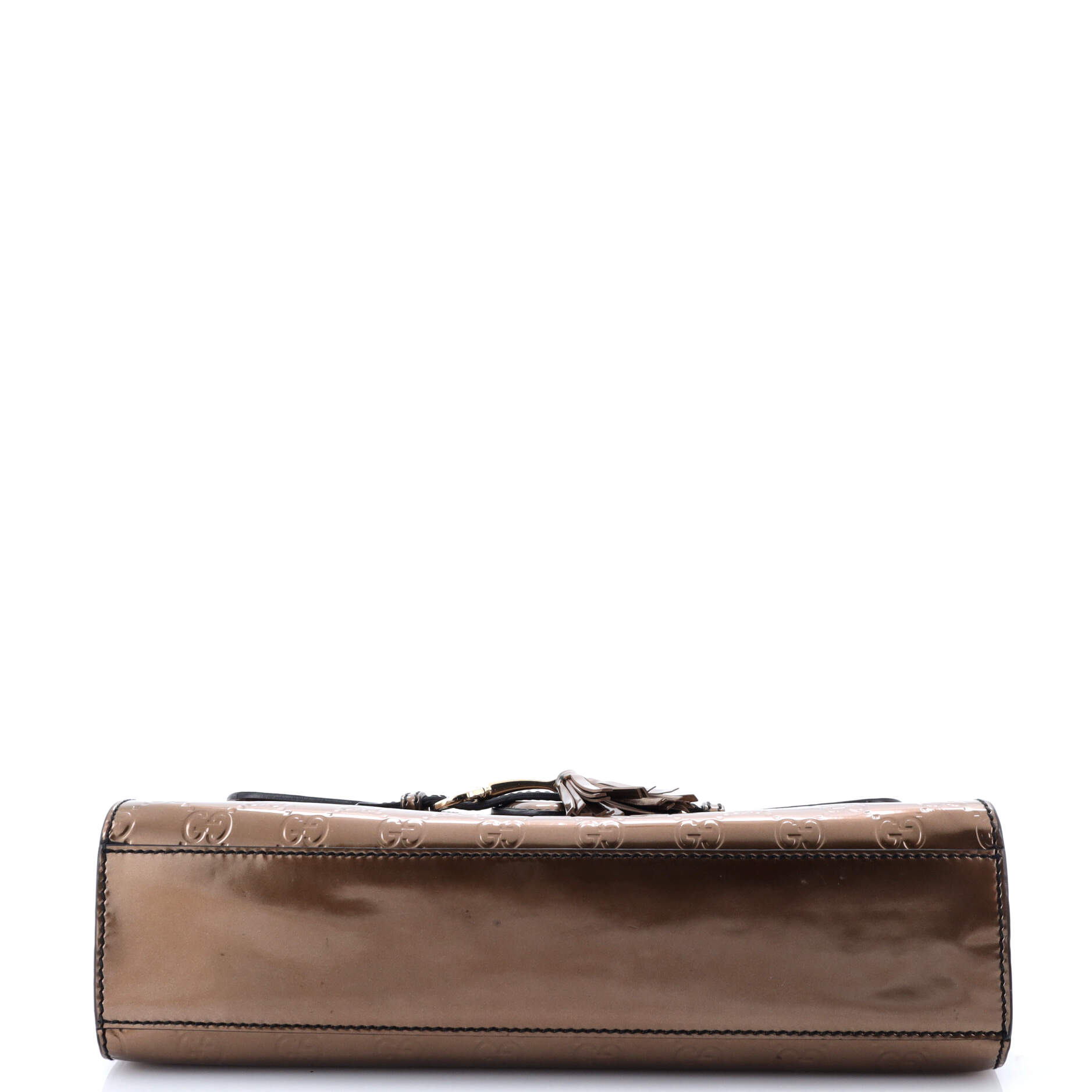Emily Chain Flap Bag Guccissima Patent Medium
