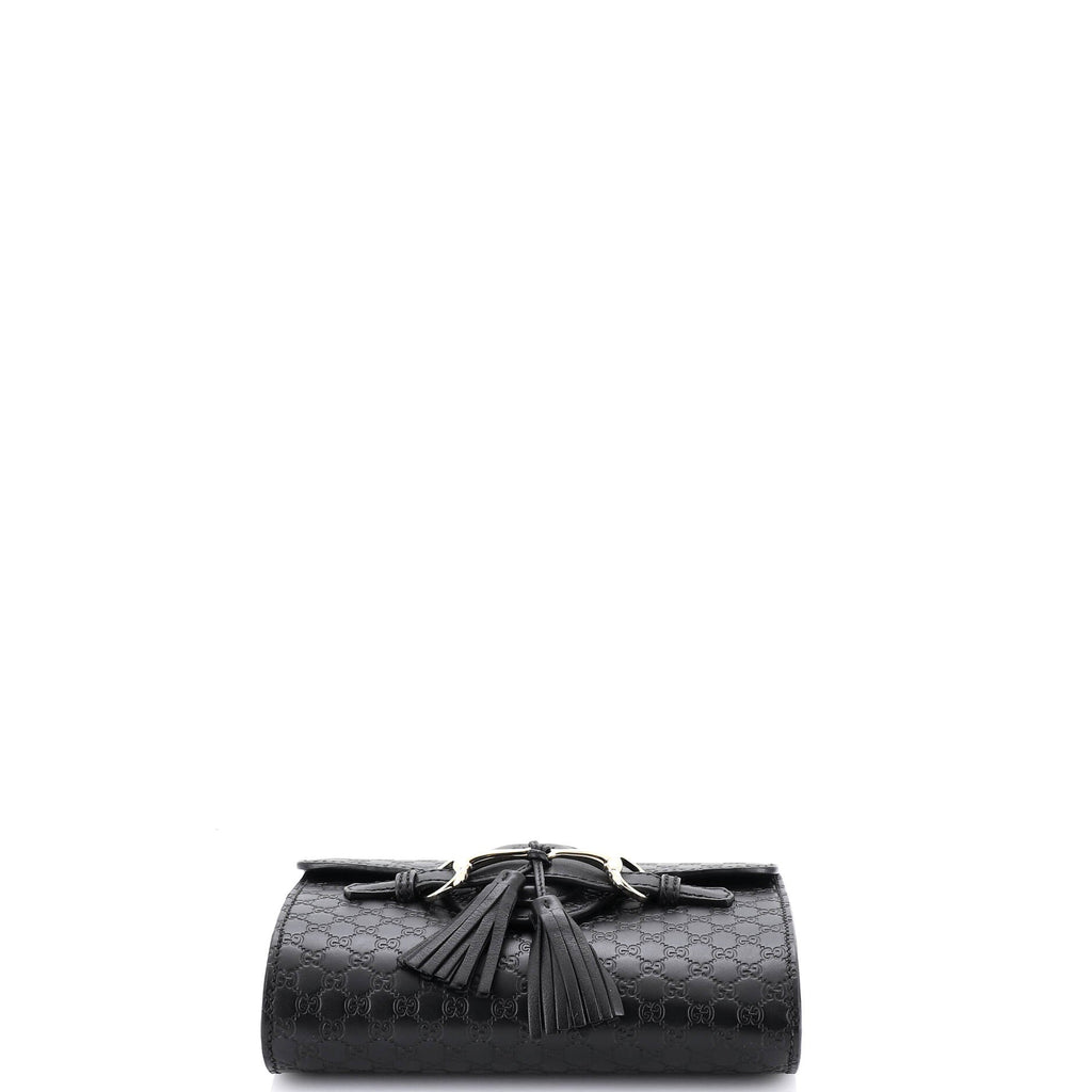 Emily Chain Flap Bag Microguccissima Leather Mini