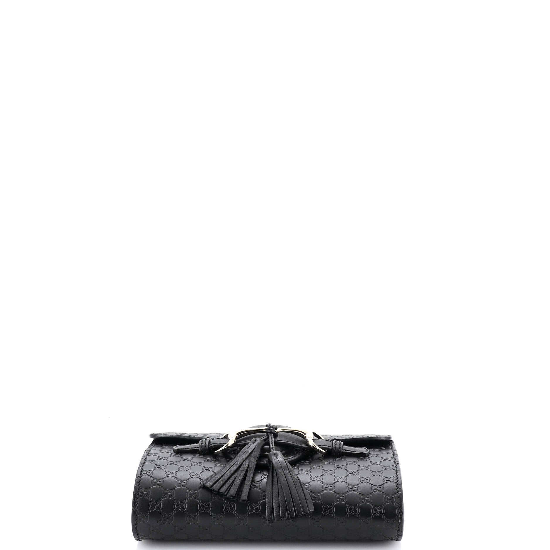 Emily Chain Flap Bag Microguccissima Leather Mini