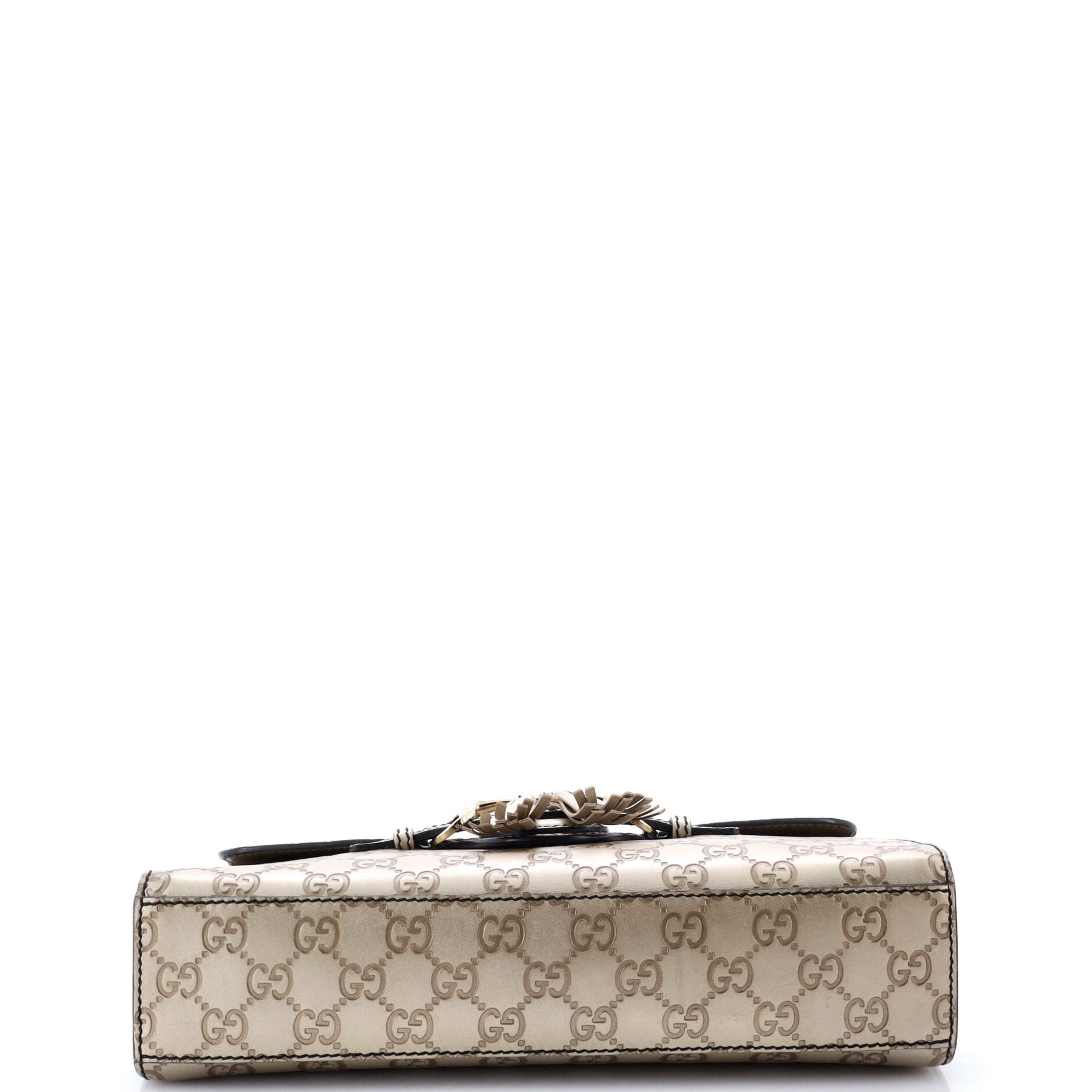 Emily Chain Flap Bag Guccissima Leather Medium