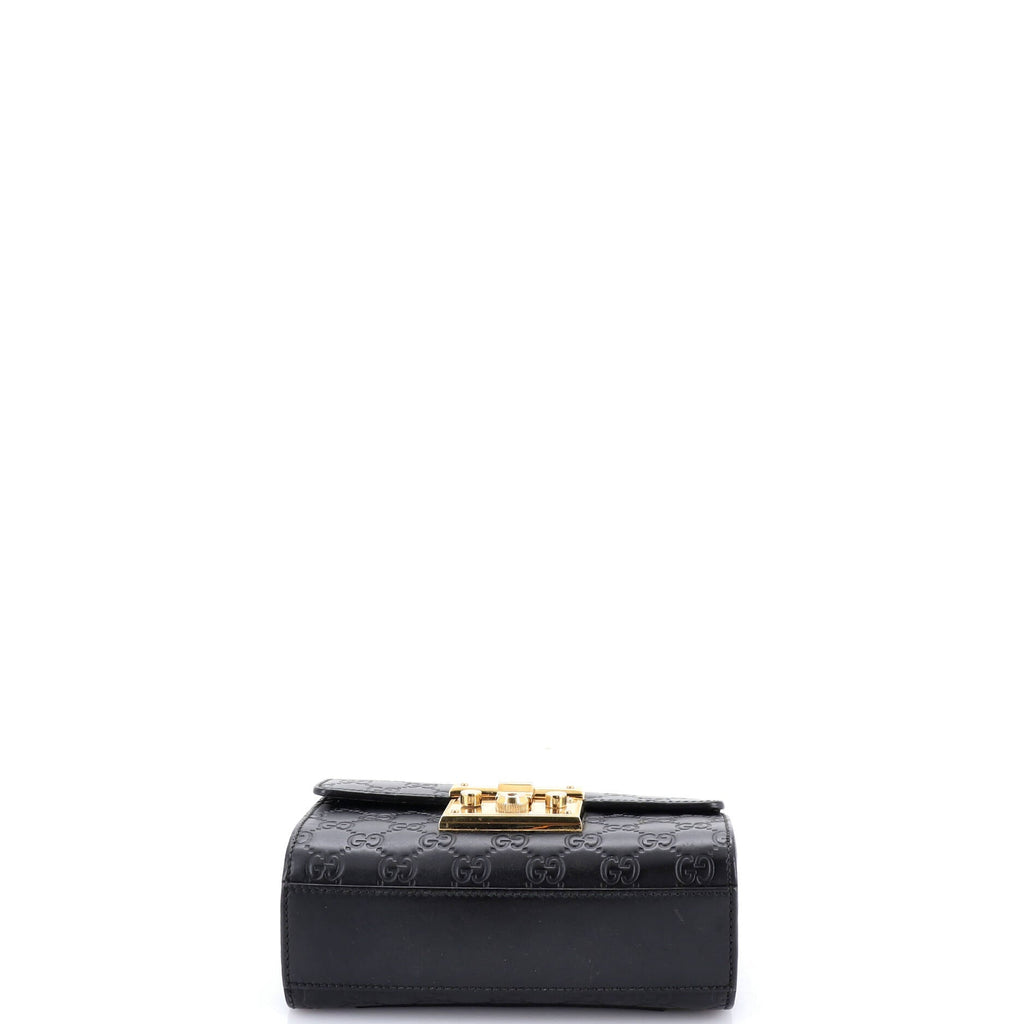 Padlock Shoulder Bag Guccissima Leather Small