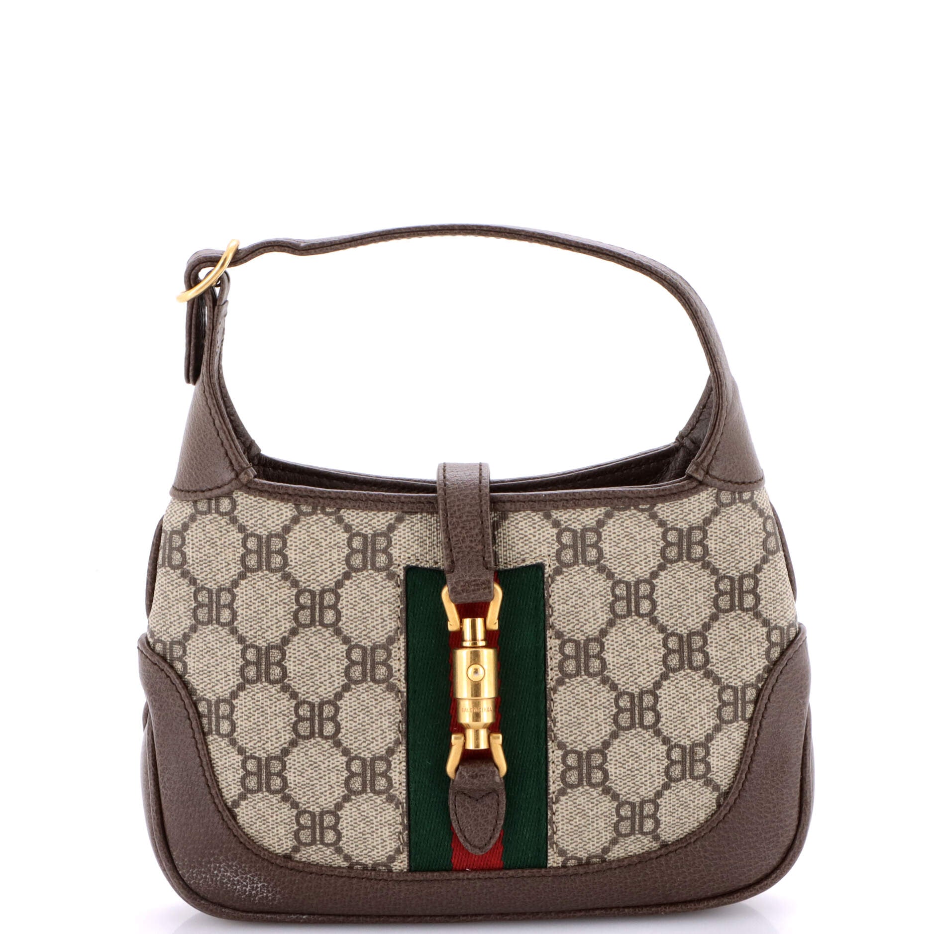 x Gucci The Hacker Project Jackie 1961 Hobo BB Coated Canvas Mini