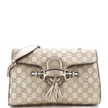 Emily Chain Flap Bag Guccissima Leather Medium