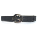 Gucci Interlocking G GG Canvas Leather Belt
