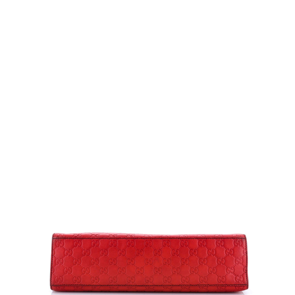 Emily Chain Flap Shoulder Bag Guccissima Leather Large