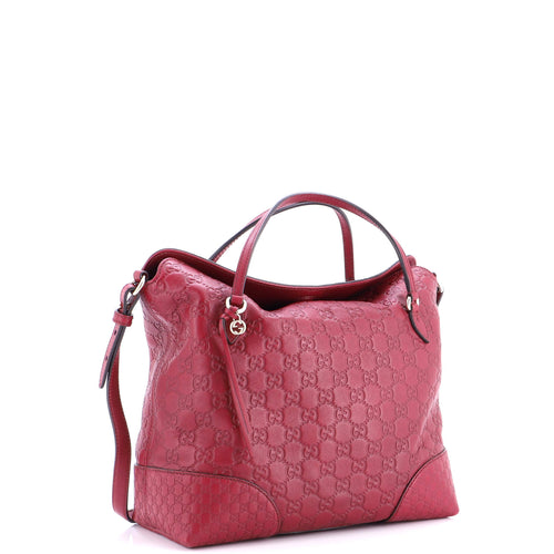 Bree Convertible Top Handle Bag Guccissima Leather Medium