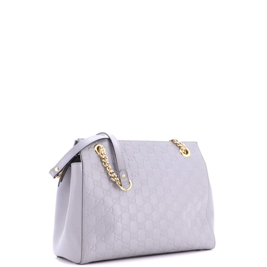 Soft Signature Shoulder Bag Guccissima Leather Medium