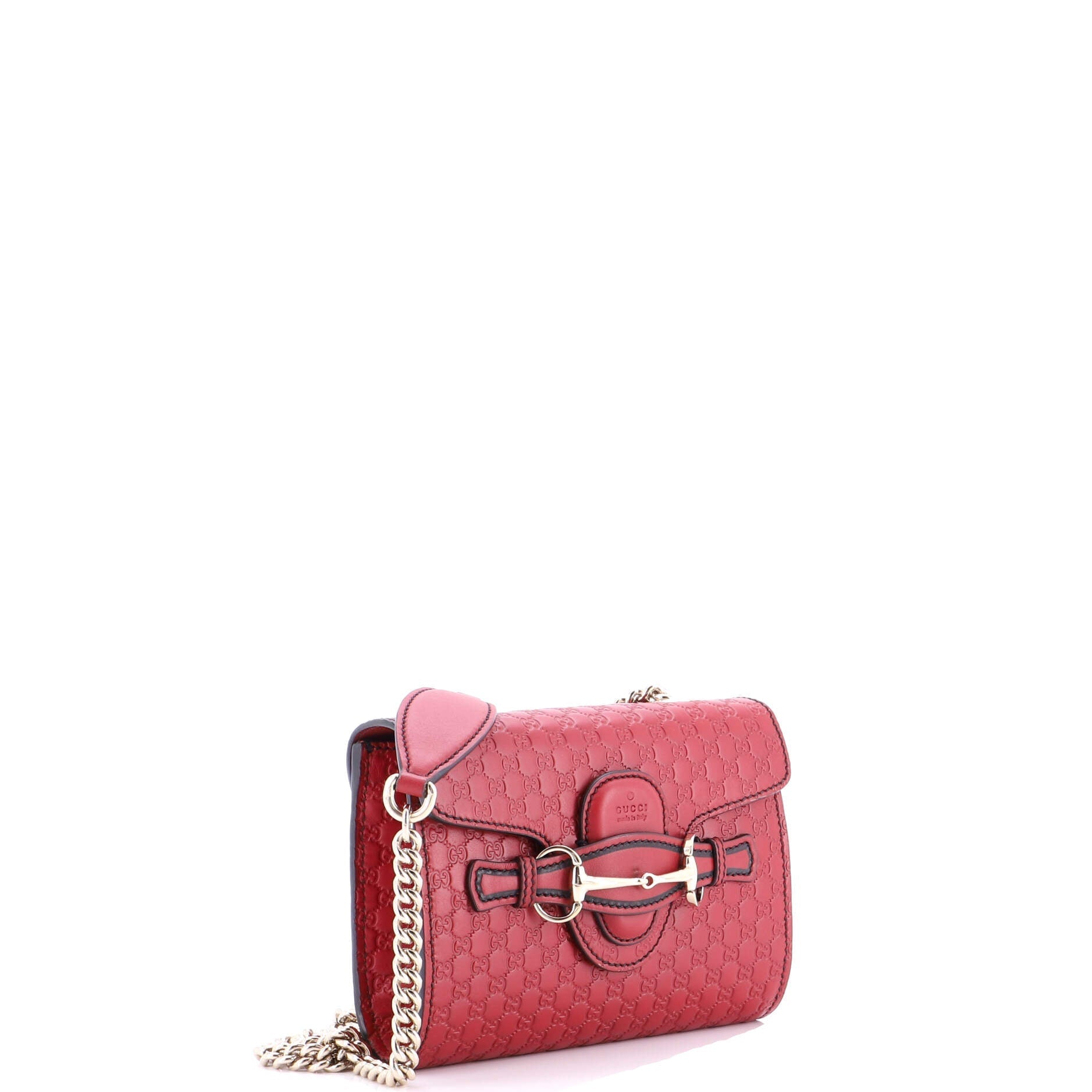 Emily Chain Flap Bag Microguccissima Leather Mini