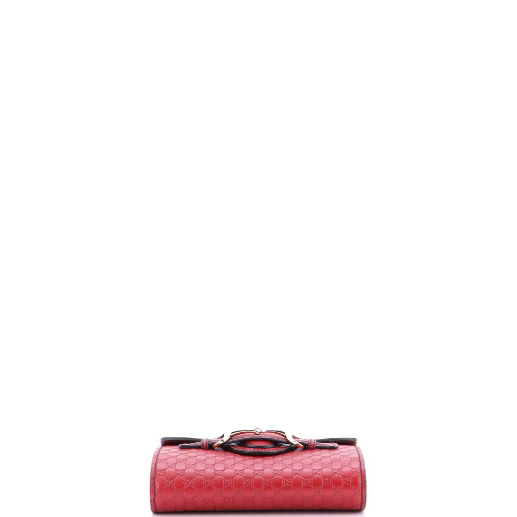 Emily Chain Flap Bag Microguccissima Leather Mini