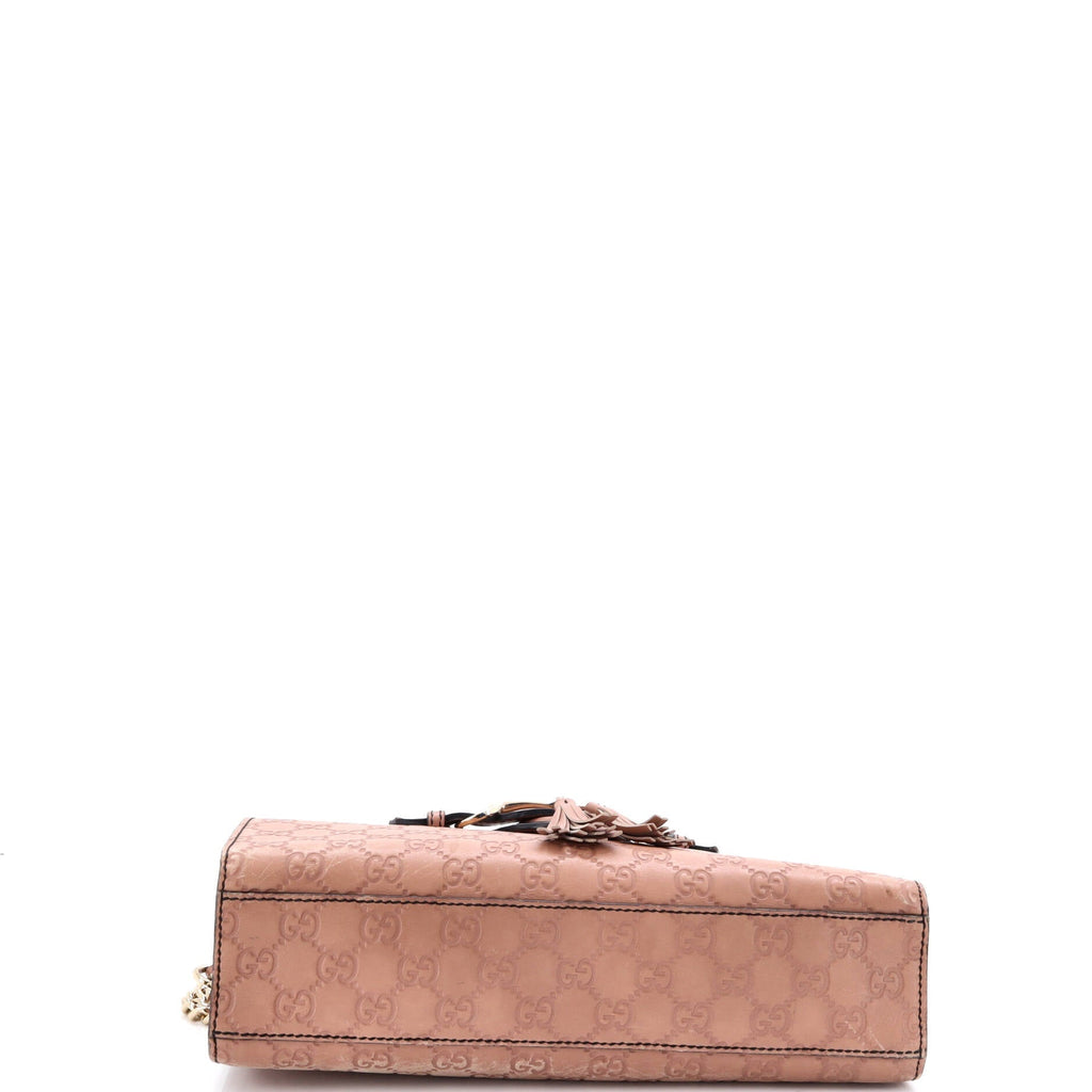 Emily Chain Flap Bag Guccissima Leather Medium