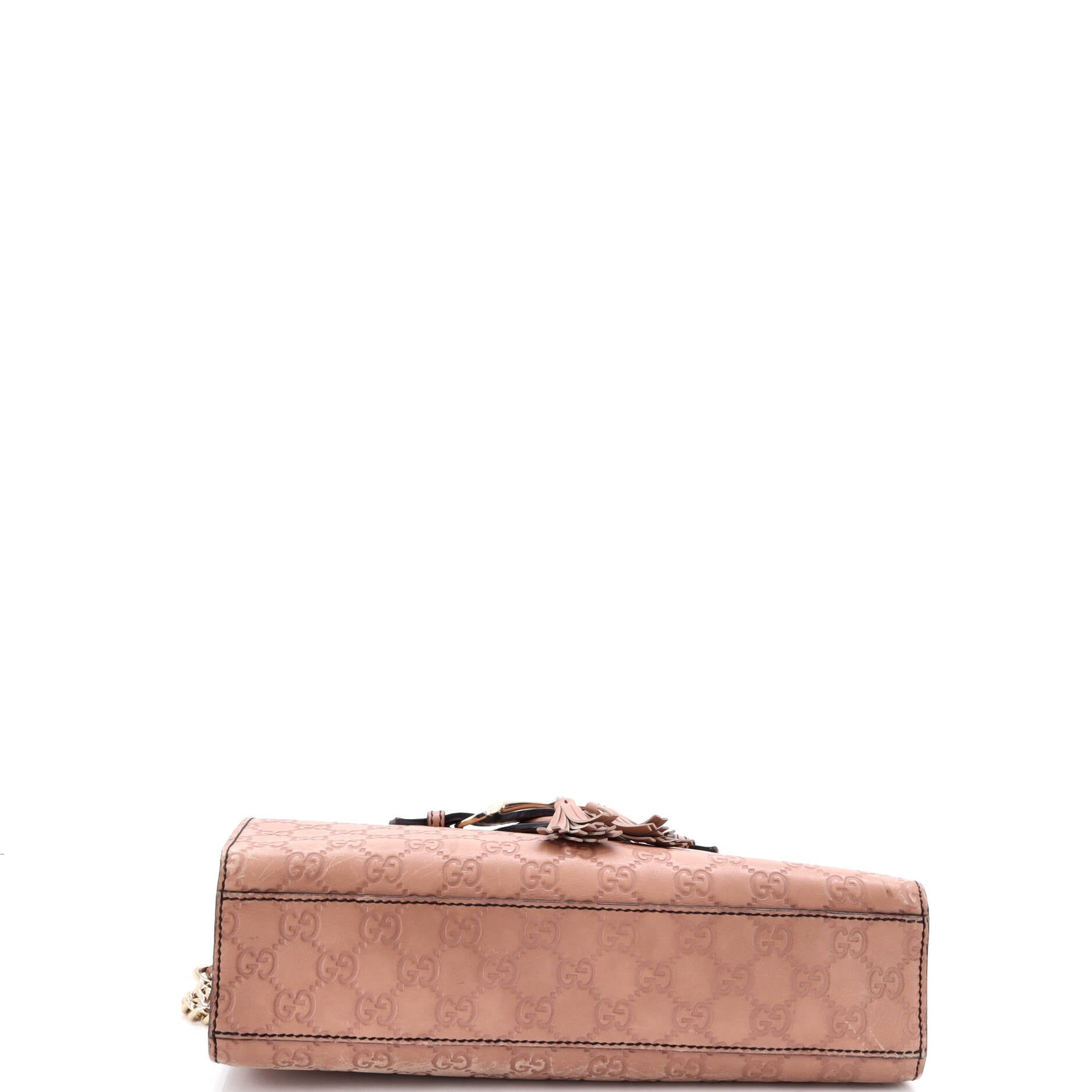 Emily Chain Flap Bag Guccissima Leather Medium