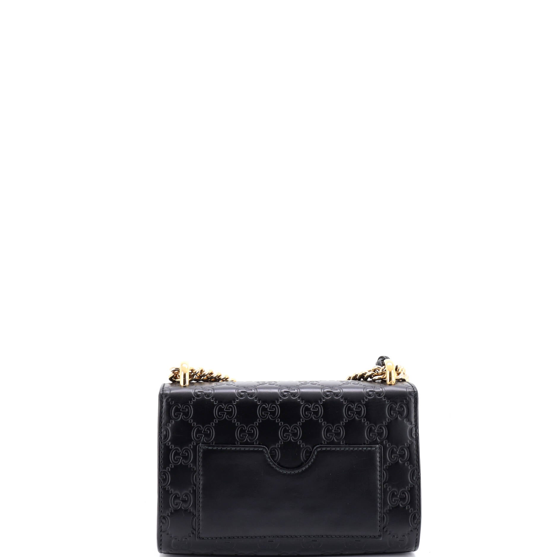 Padlock Shoulder Bag Guccissima Leather Small