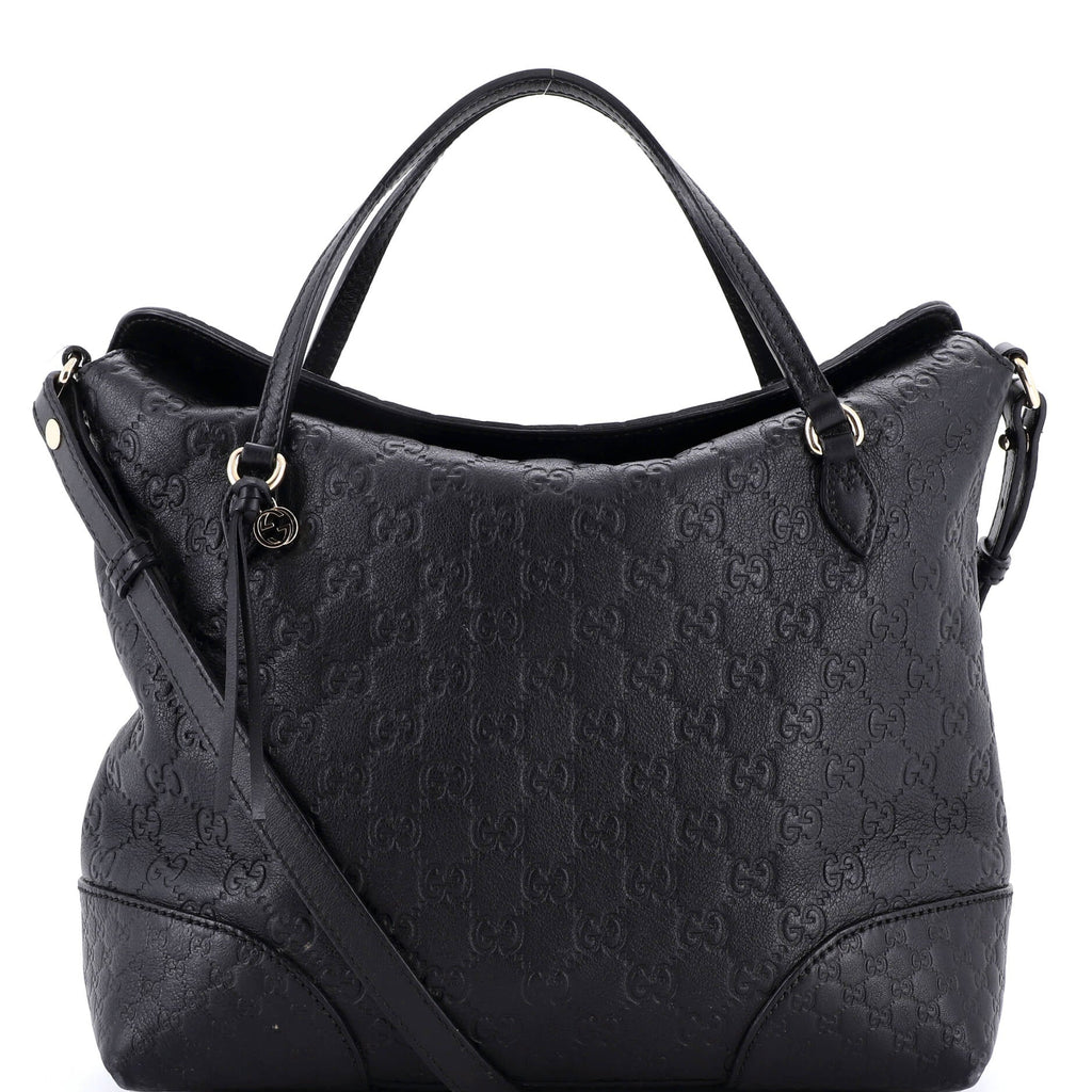 Bree Convertible Top Handle Bag Guccissima Leather Medium