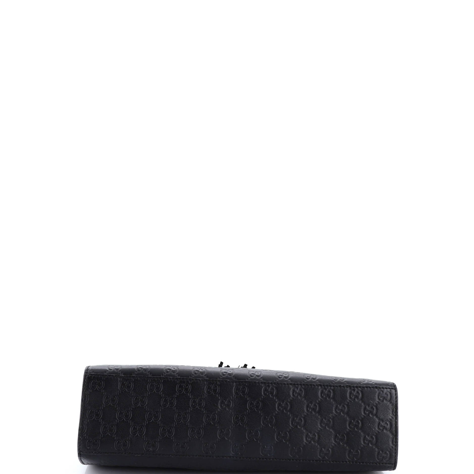 Emily Chain Flap Shoulder Bag Guccissima Leather Large