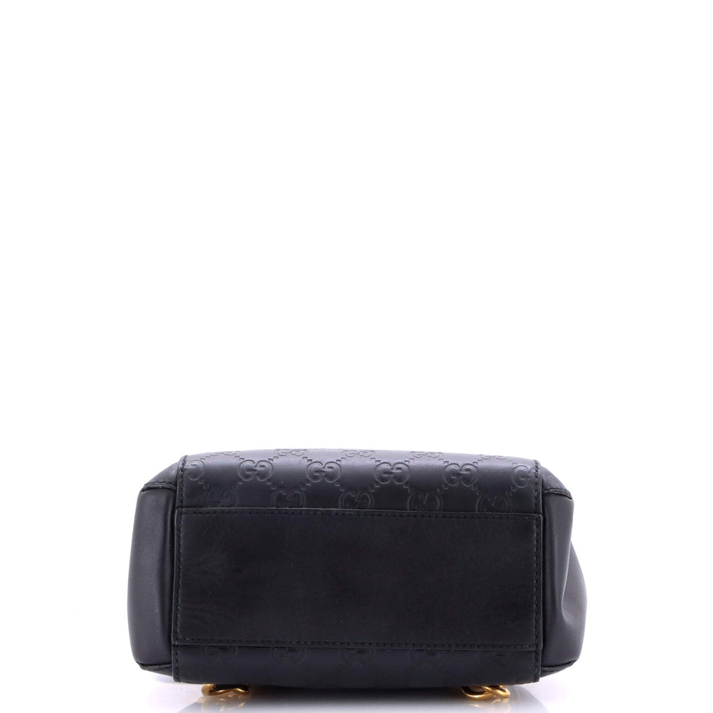 Padlock Backpack Guccissima Leather Mini