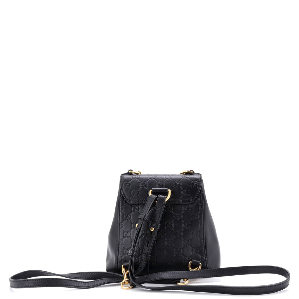 Padlock Backpack Guccissima Leather Mini
