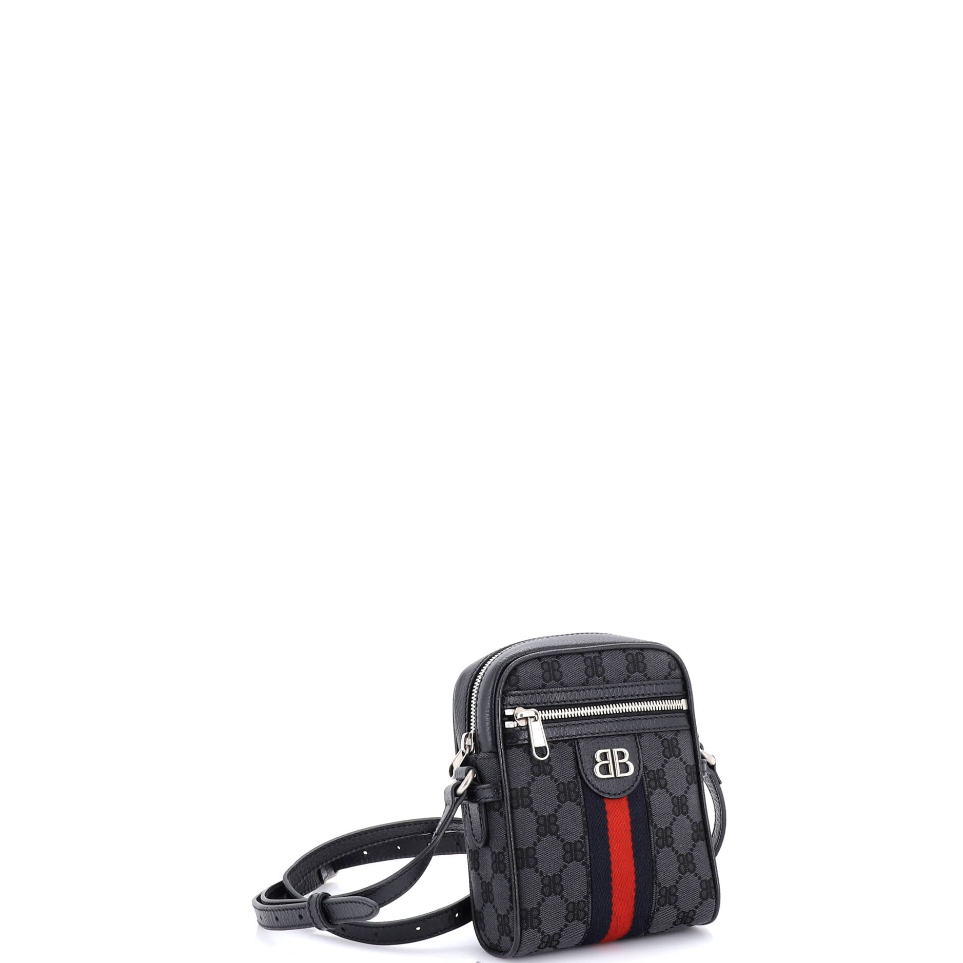 x Gucci The Hacker Project Zip Messenger Bag BB Canvas Mini