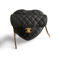 Chanel Heart Bag black  Lambskin GHW