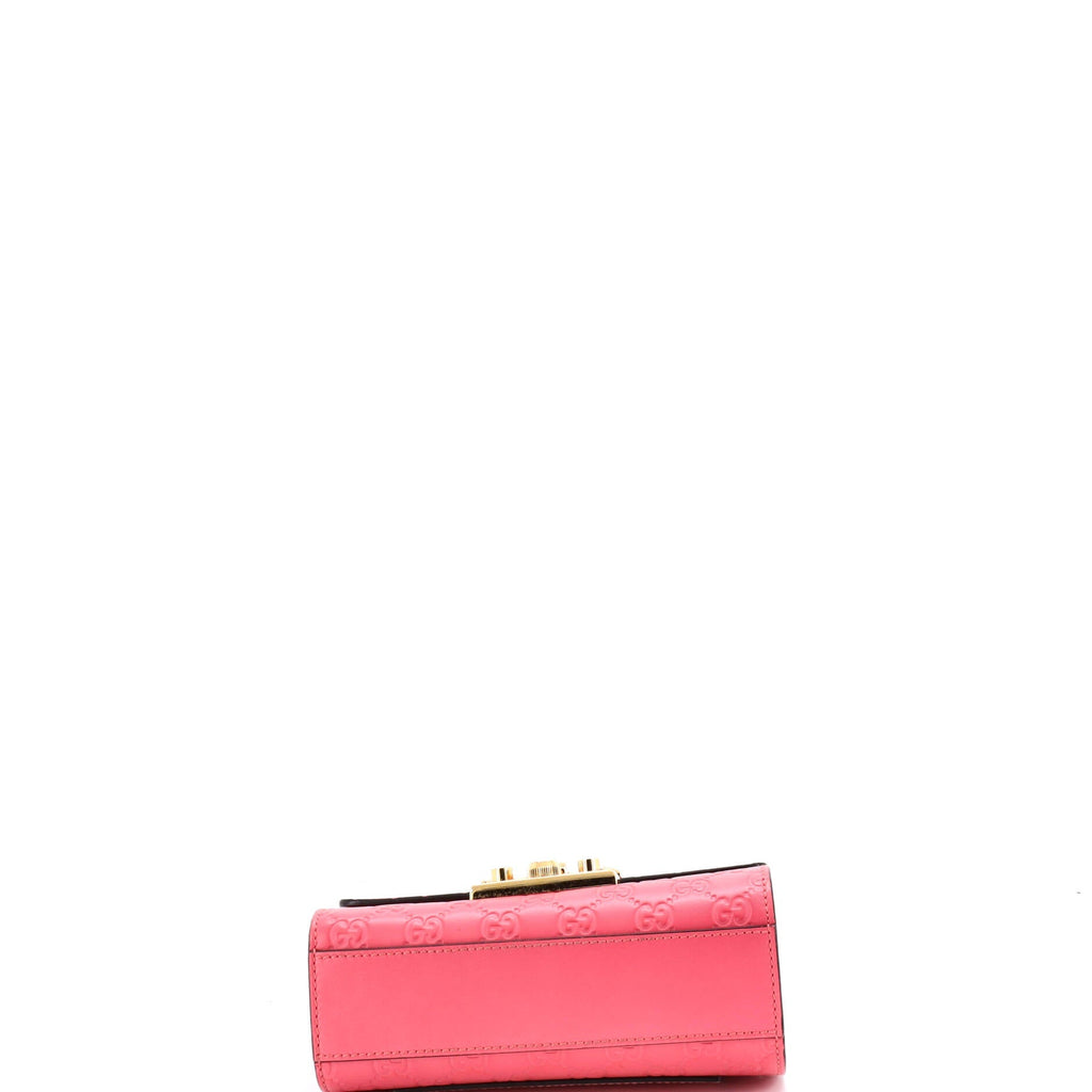 Padlock Shoulder Bag Guccissima Leather Small