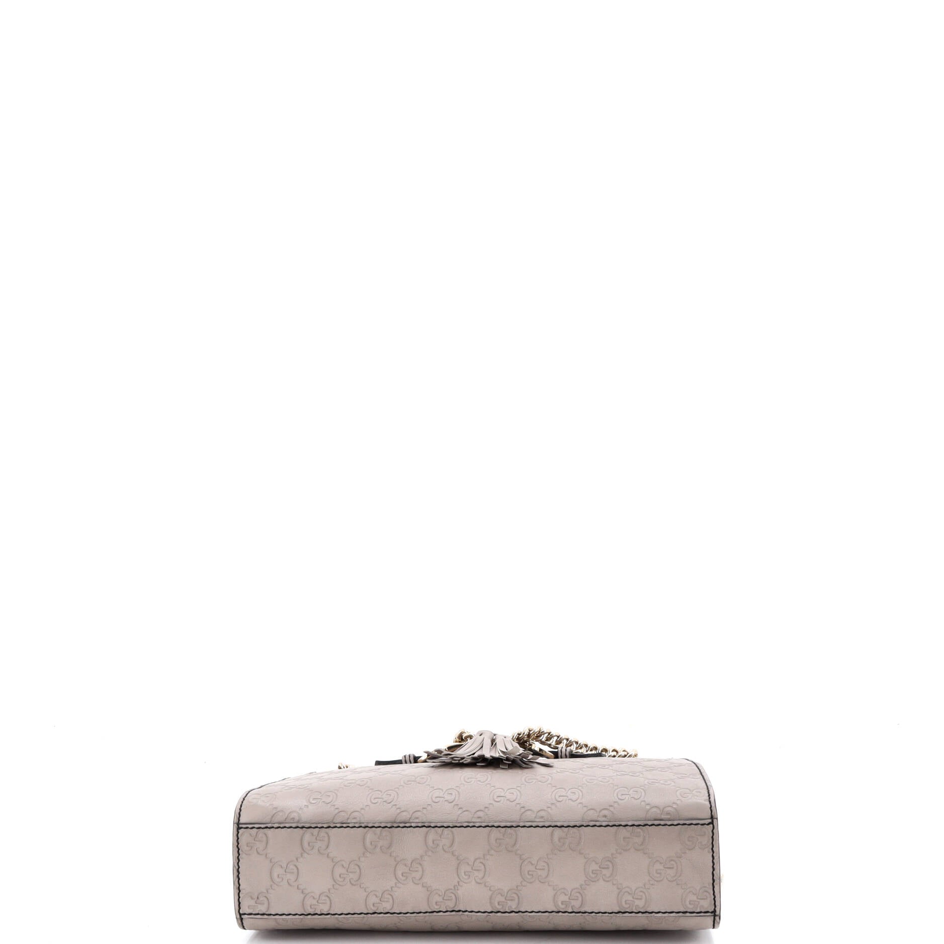 Emily Chain Flap Shoulder Bag Guccissima Leather Small