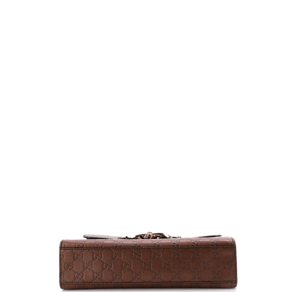 Emily Chain Flap Bag Guccissima Leather Medium