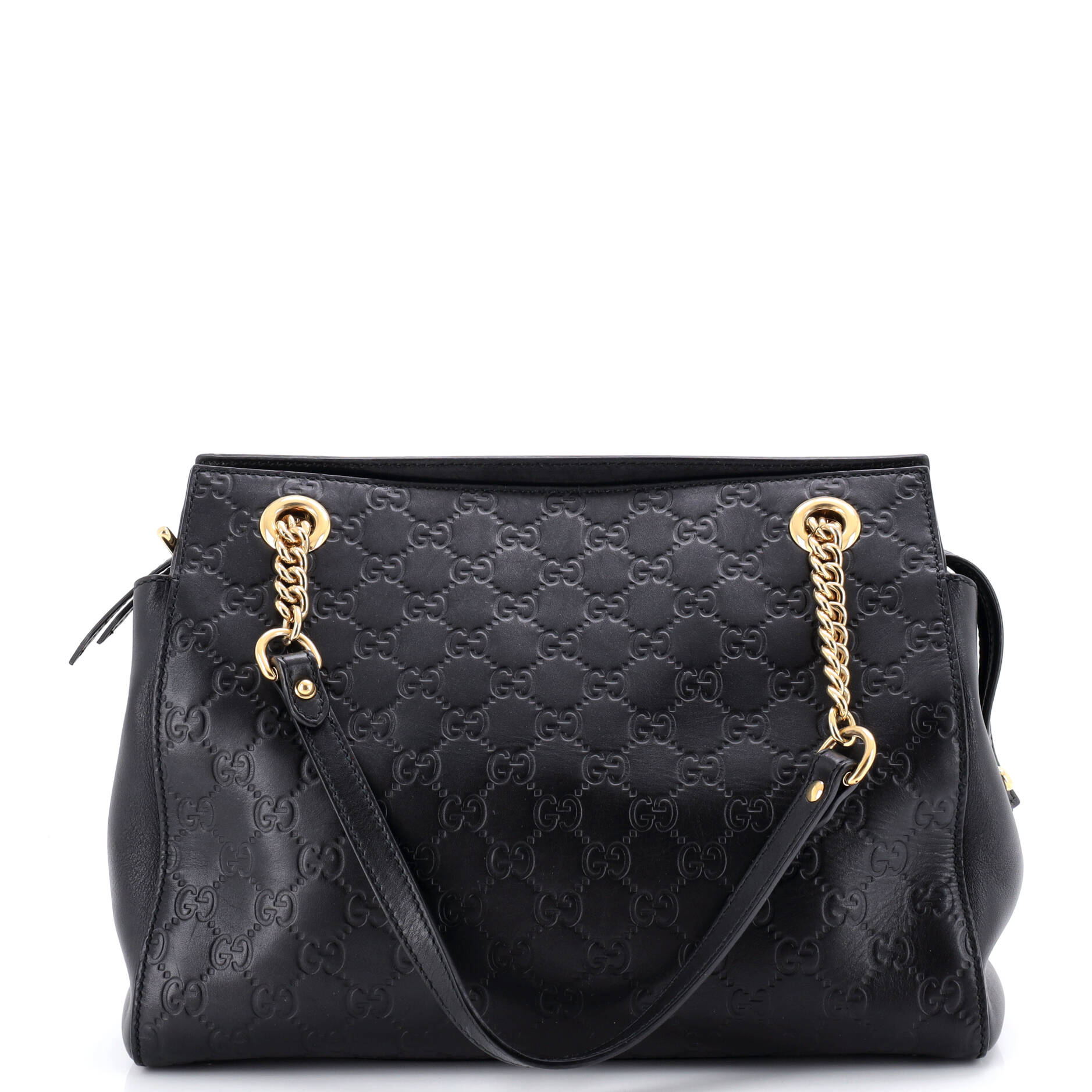 Soft Signature Shoulder Bag Guccissima Leather Medium