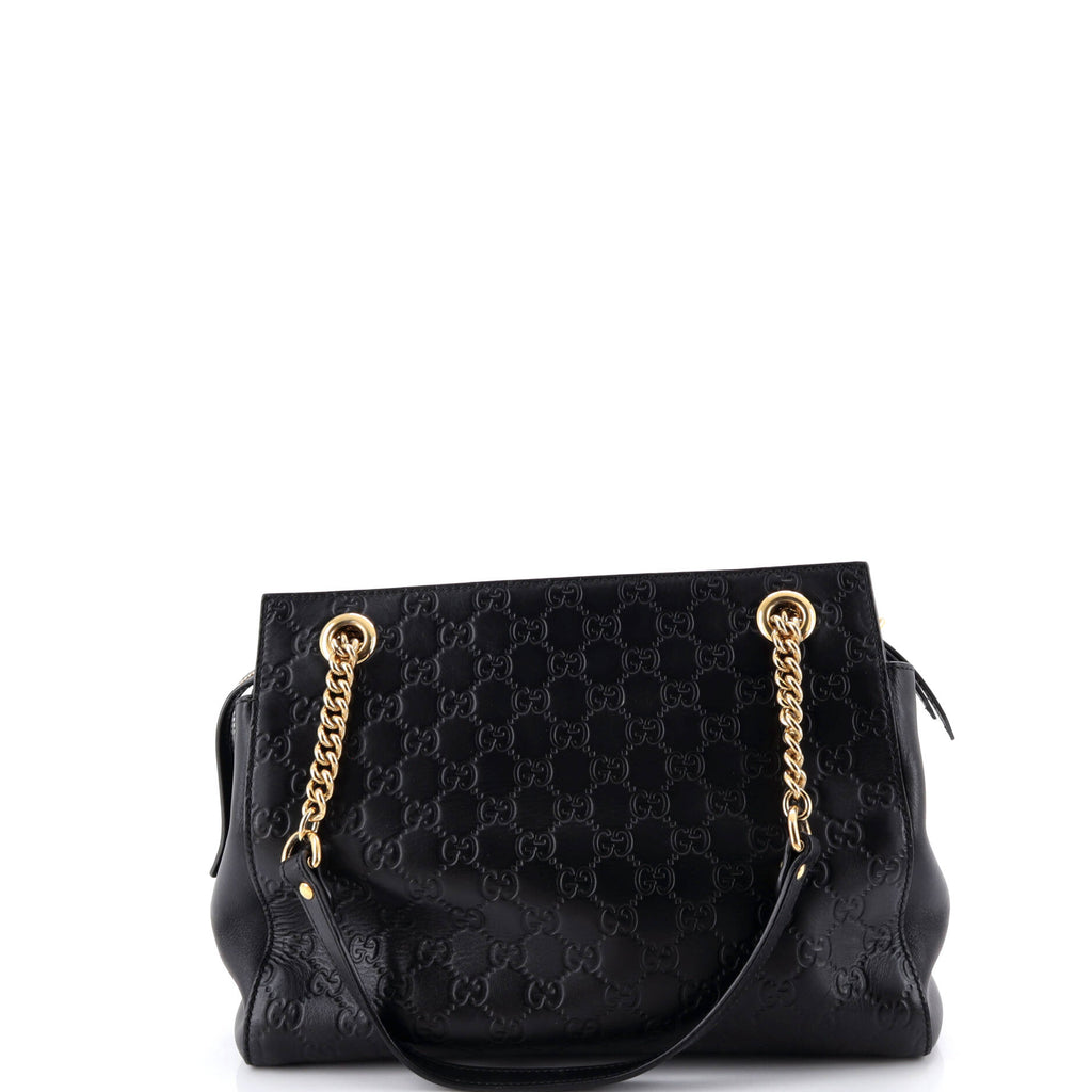 Soft Signature Shoulder Bag Guccissima Leather Medium