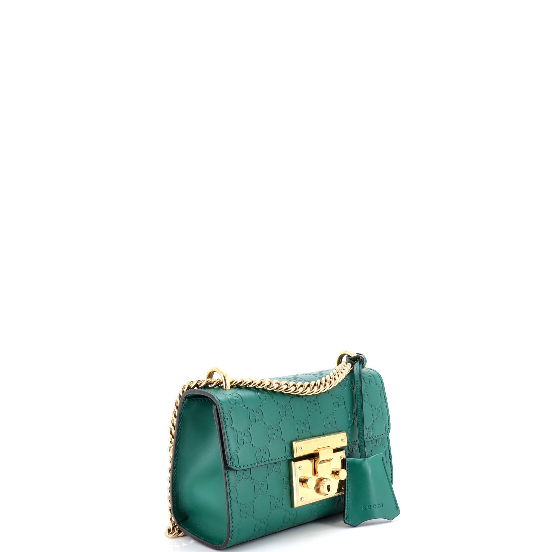 Padlock Shoulder Bag Guccissima Leather Small