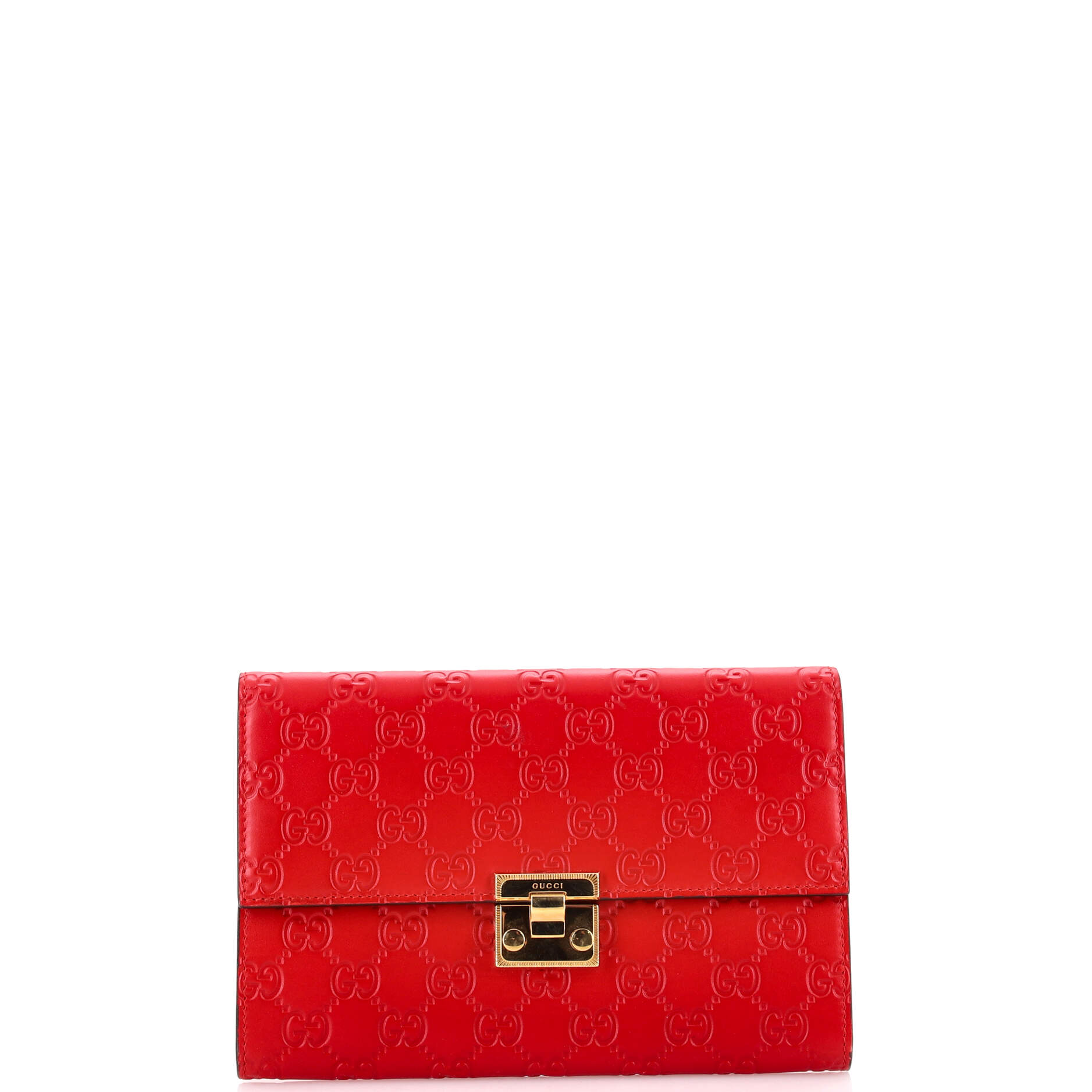 Padlock Clutch Guccissima Leather