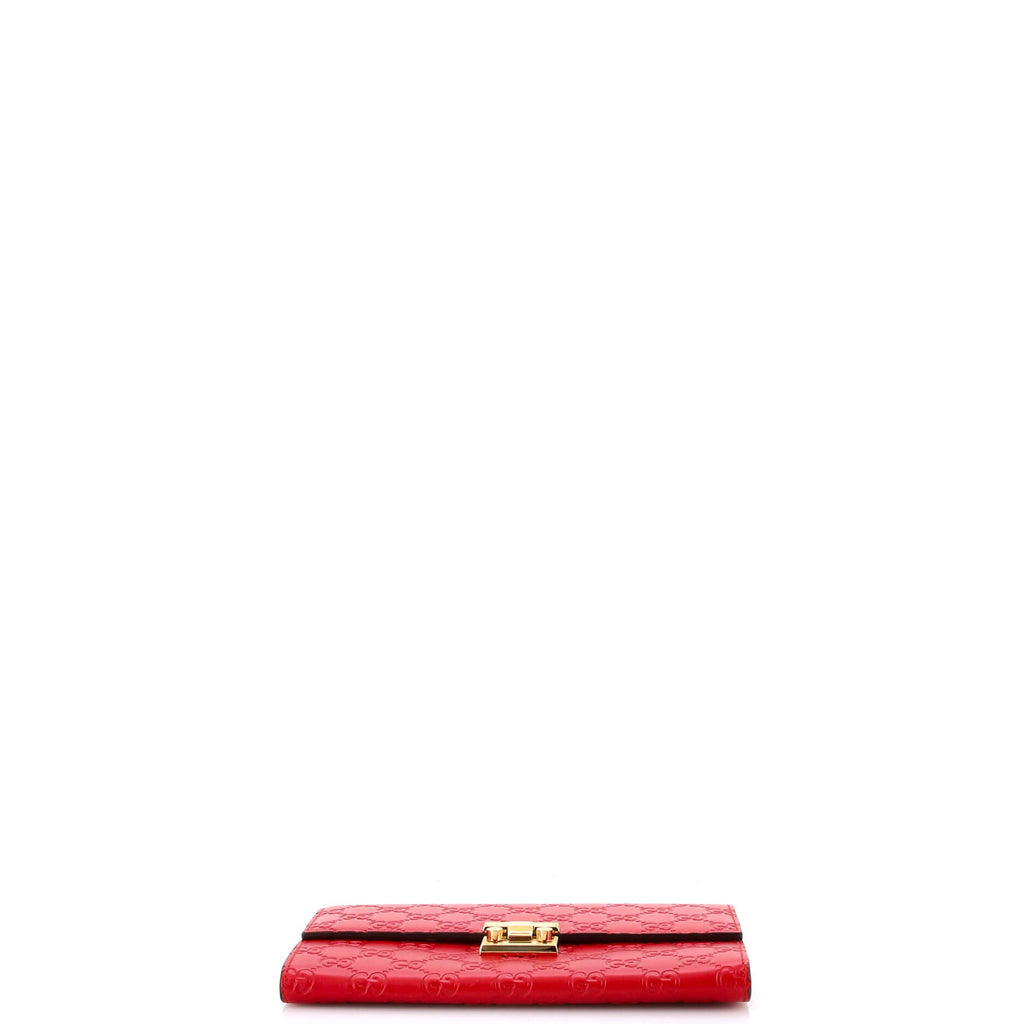 Padlock Clutch Guccissima Leather