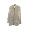 Chanel Coco Mark Sequin Pearl Polyester Shirt
