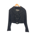 Chanel Lame Feather Cotton Polyester Tailored Jacket