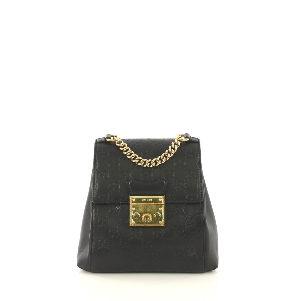 Padlock Backpack Guccissima Leather Mini