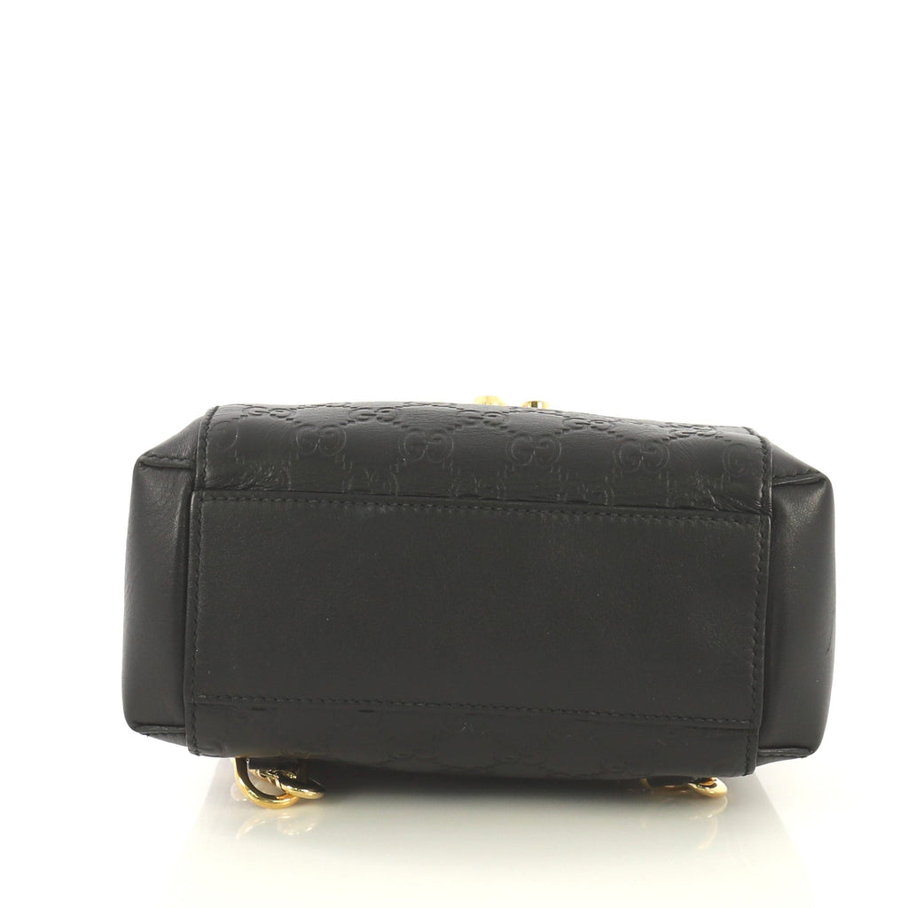 Padlock Backpack Guccissima Leather Mini