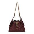 Caviar Quilted Small Chanel 25 Handbag Burgundy
