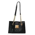 Guccissima Small Padlock Tote Black