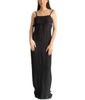 Saint Laurent Black Empire Slip Gown - 40 / 6