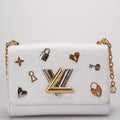 Louis Vuitton White Epi Leather Twist MM from the 2018 Collection