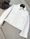 Chanel 25P white tweed Jacket