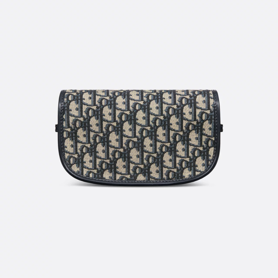 Dior Bobby East West Bag - Blue Dior Oblique Jacquard
