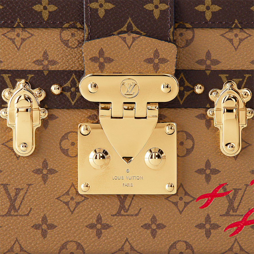 Louis Vuitton Petite Malle Shoulder Bag - Light Brown