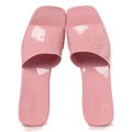 Rubber Gucci Logo Womens Platform 20/60mm Slide Sandals 39 Wild Rose