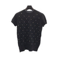 Chanel Coco Mark Pearl Cashmere Knit Top