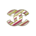 Chanel Coco Mark Stripe Brooch