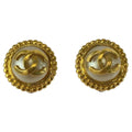 Chanel Coco Mark Faux Pearl Earrings