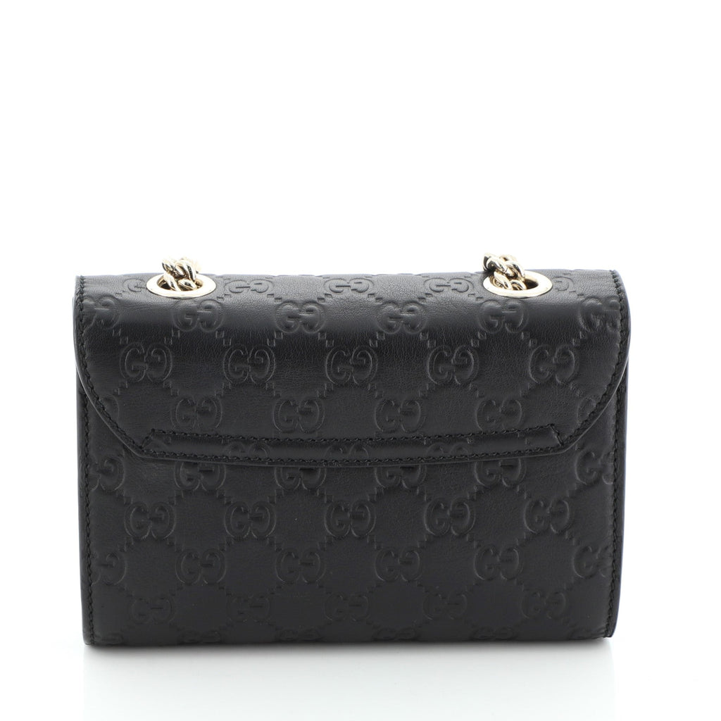 Emily Chain Flap Bag Guccissima Leather Mini