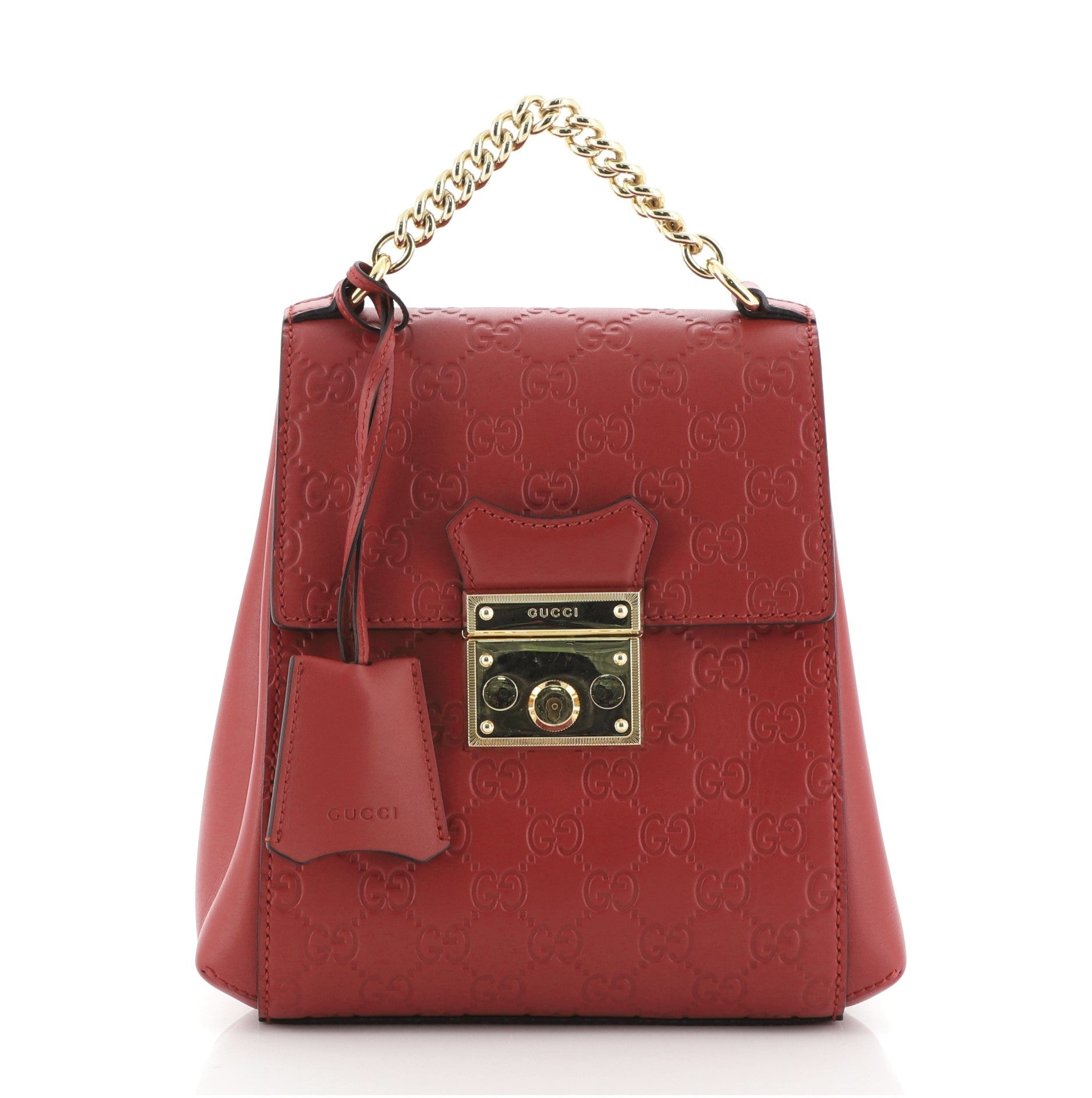 Padlock Backpack Guccissima Leather Mini