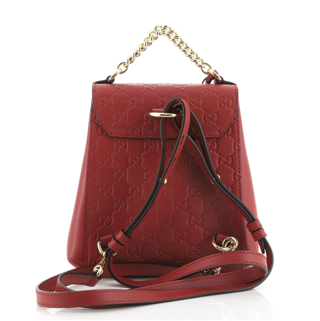 Padlock Backpack Guccissima Leather Mini
